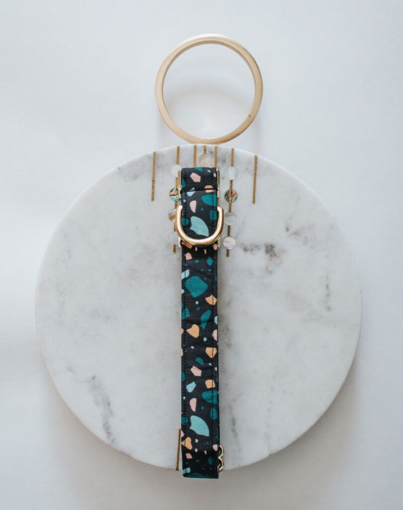 Blue Terrazzo Collar